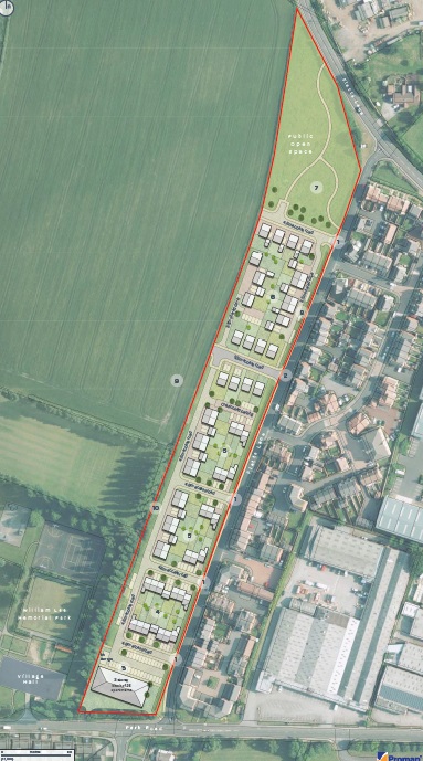 Calverton, Nottingham Siteplan