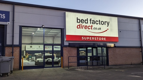BED FACTORY DIRECT OPEN NEW SHOWROOM AT CROFT TRADE PARK